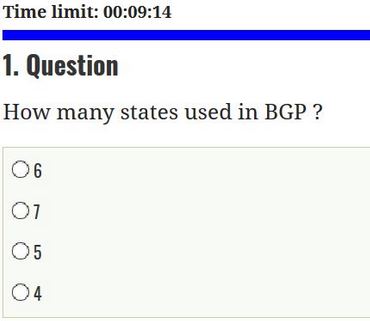 BGP Online Test Quiz