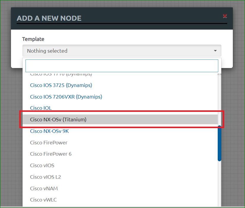 Install And Setup Cisco Nexus 5K Titanium NX-OSv Image To EVE-NG 